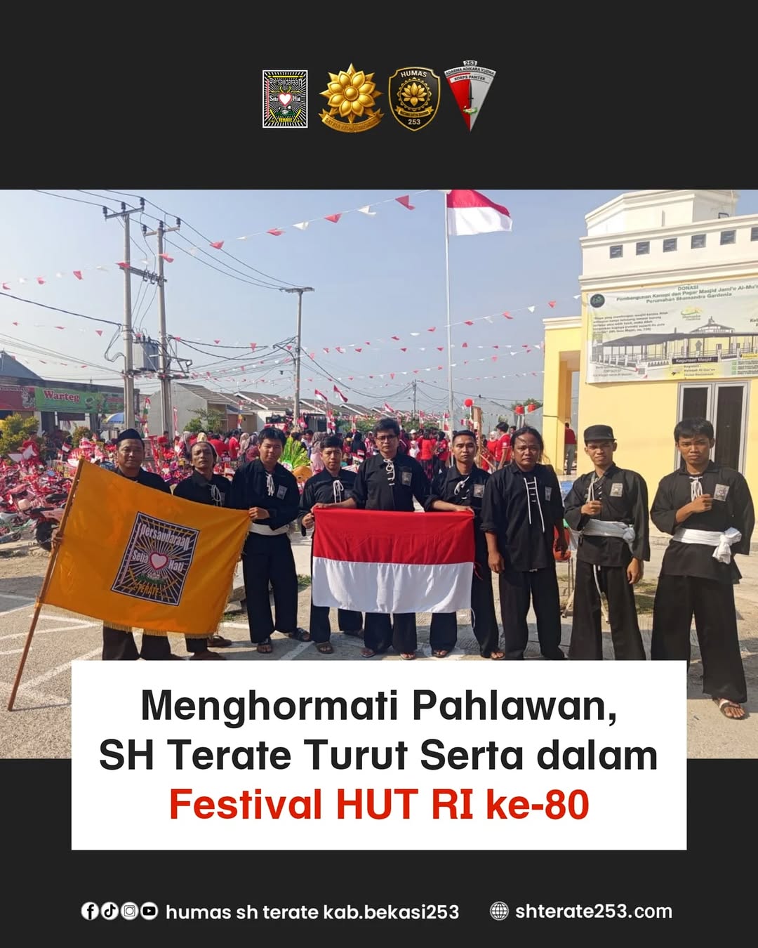 Turut serta dalam Festival penyemarakkan HUT RI ke- 80